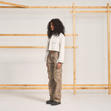 CROPPED FIELD JACKET- SWAN