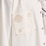 COUCHED FLORAL SHIRT- VANILLA