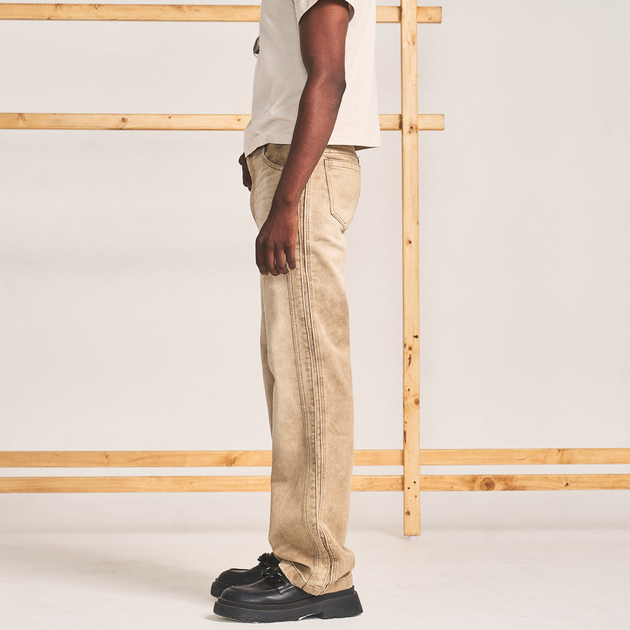 ABSTRACT WASH JEANS- DUST