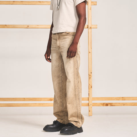 ABSTRACT WASH JEANS- DUST