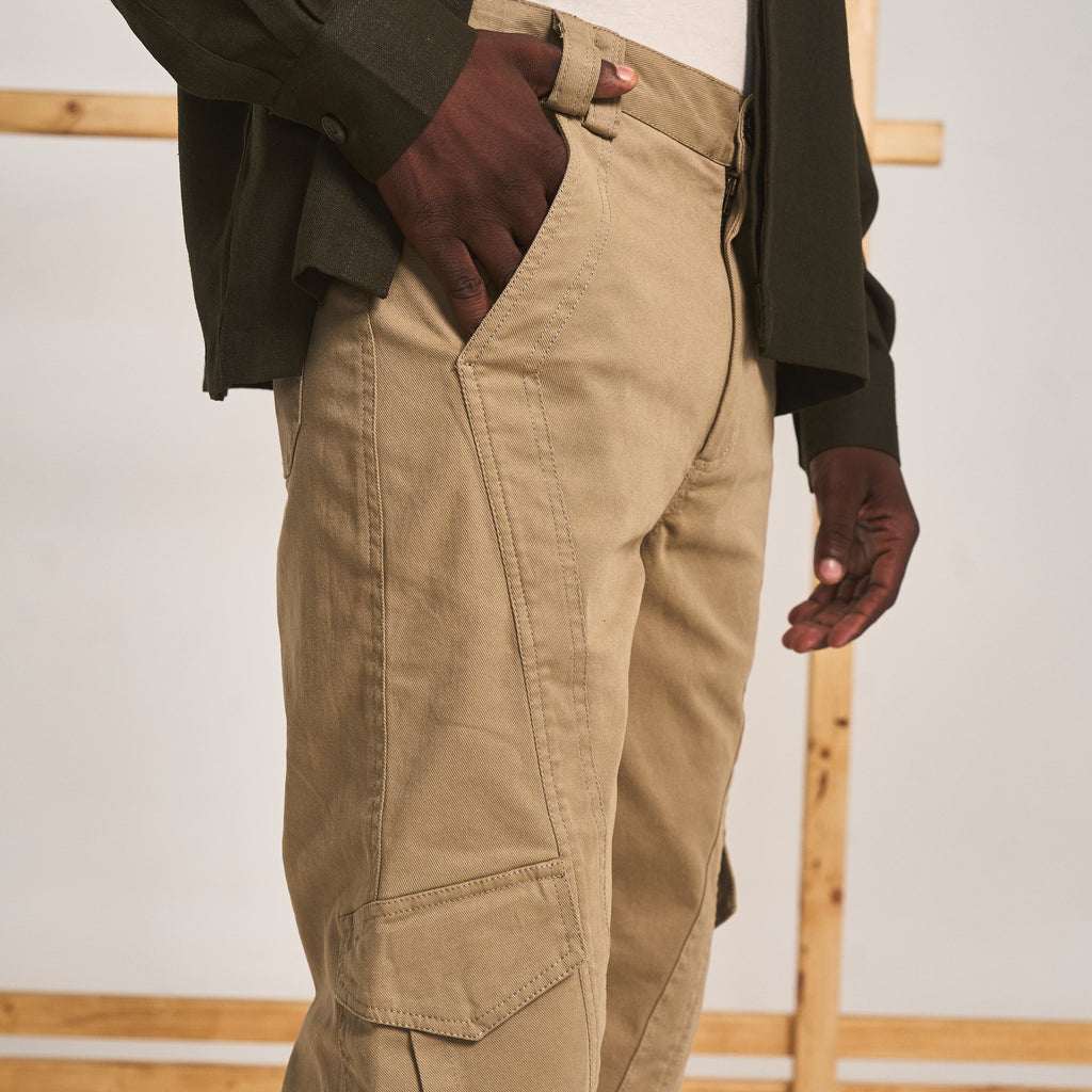 OUT SEAM PANEL CARGO - KHAKI