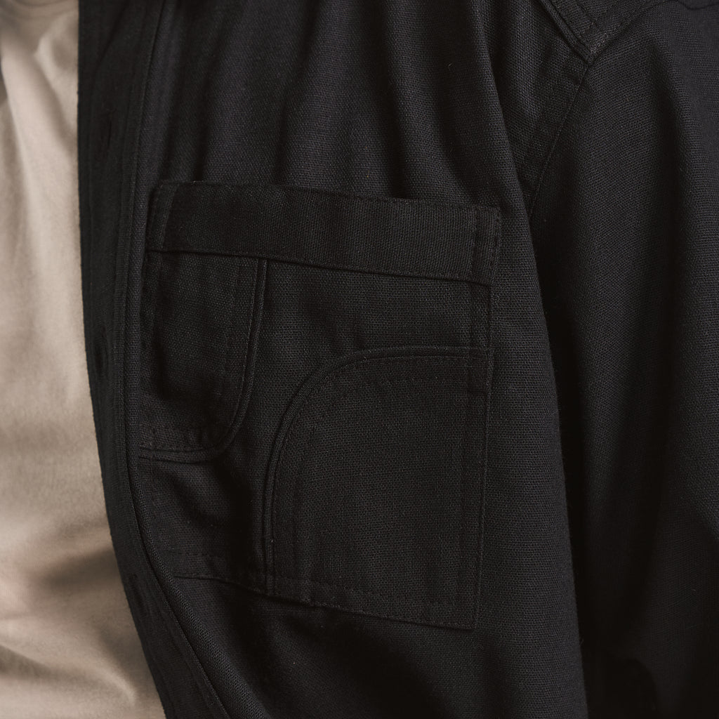 CUT POCKET SHIRT - TRUFFLE
