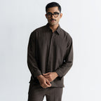 TWINE SHIRT - BROWN