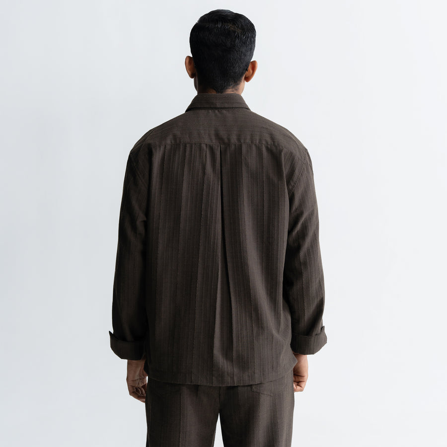 TWINE SHIRT - BROWN
