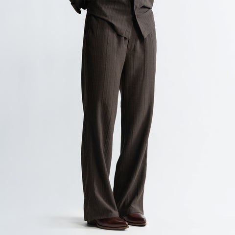 TWINE PANTS - BROWN