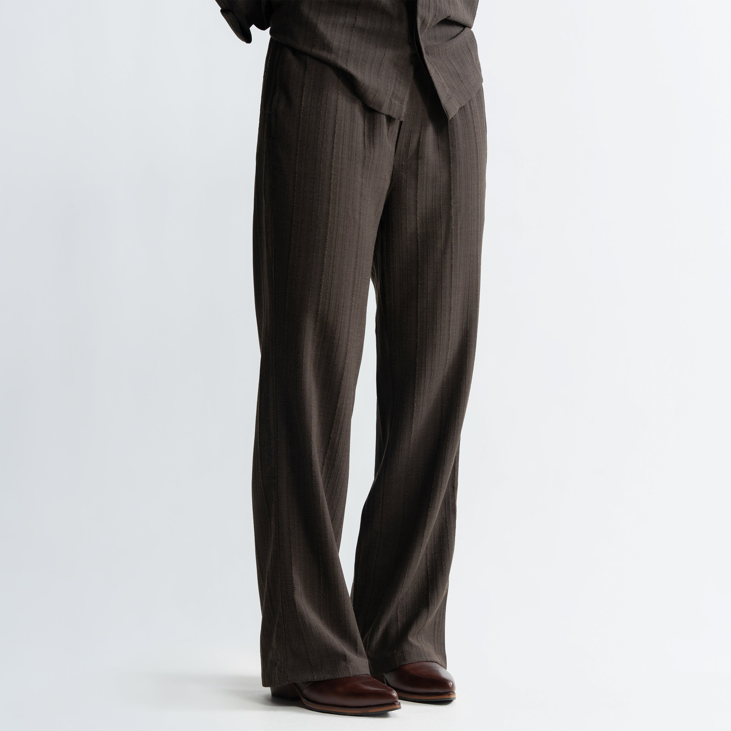 TWINE PANTS - BROWN