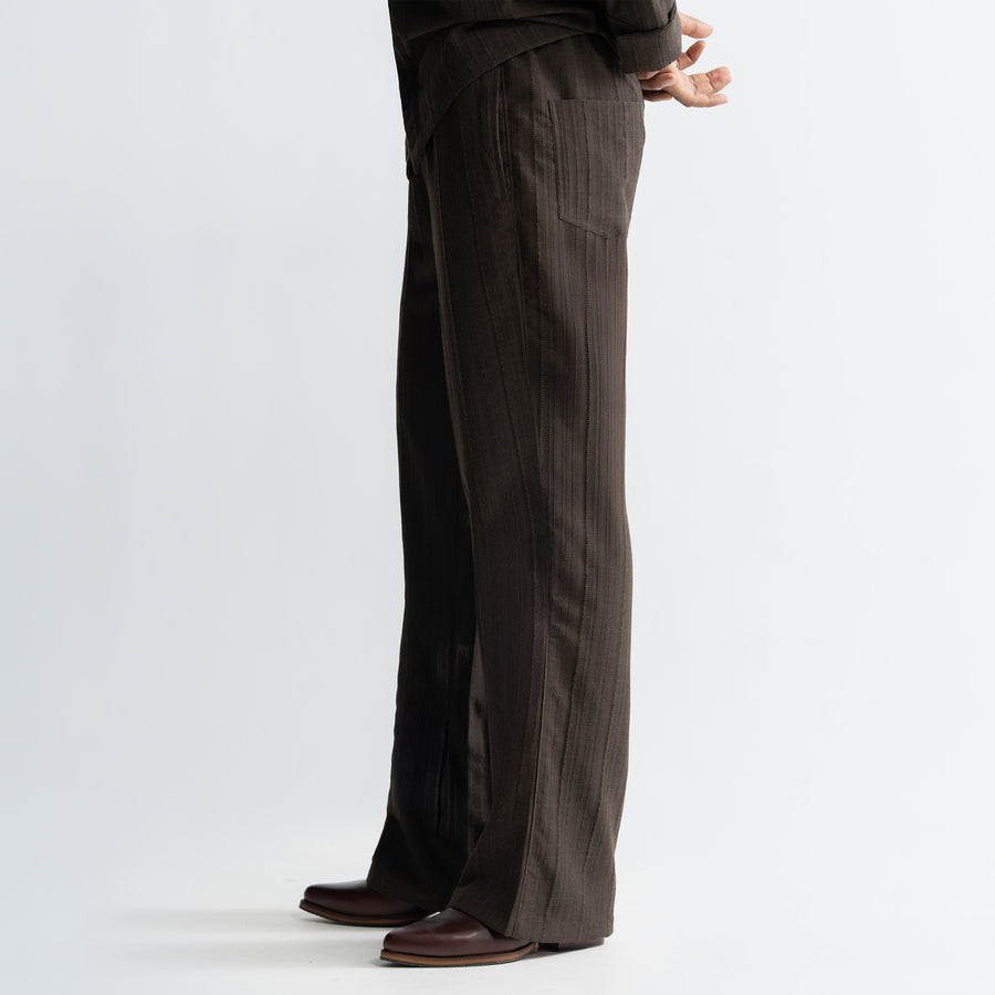 TWINE PANTS - BROWN