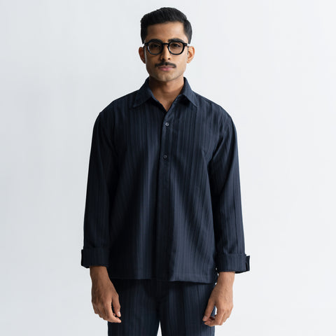 TWINE SHIRT - NAVY