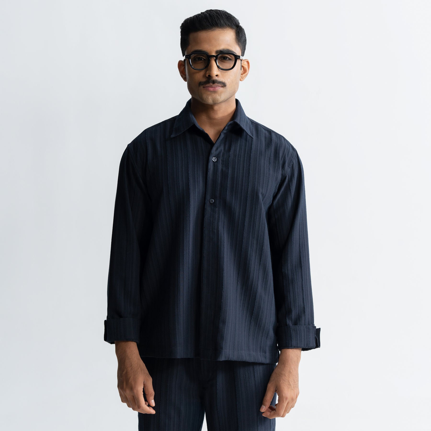 TWINE SHIRT - NAVY
