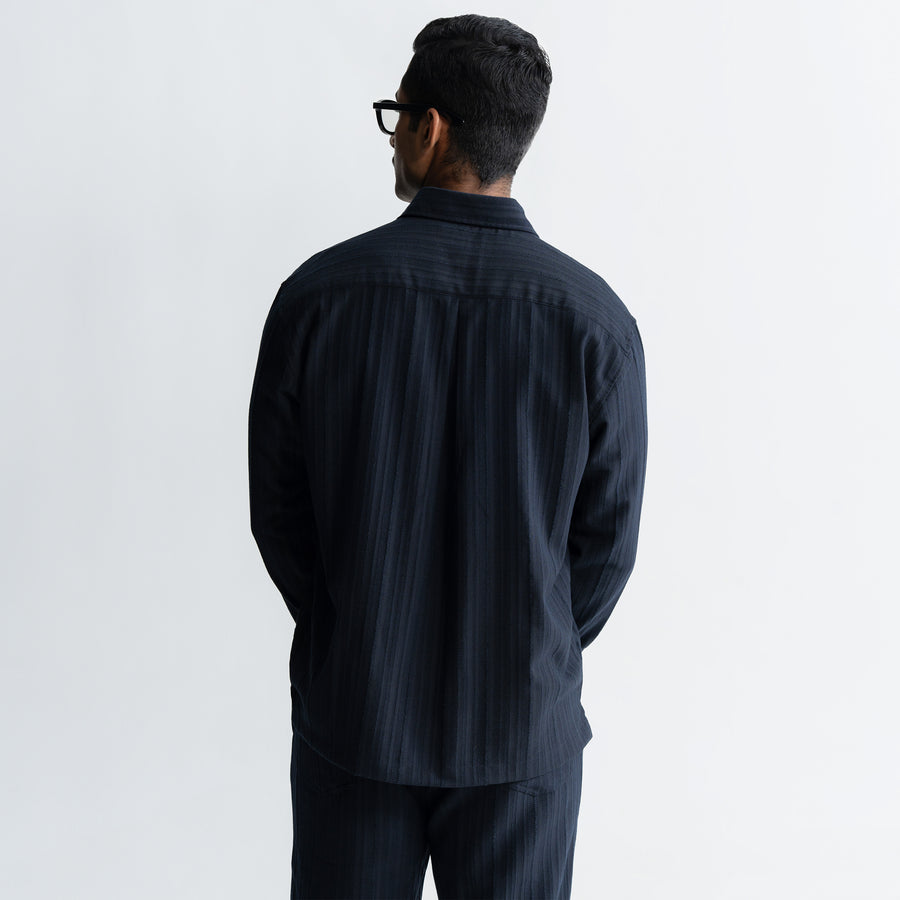 TWINE SHIRT - NAVY