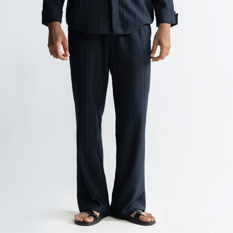 TWINE PANTS - NAVY