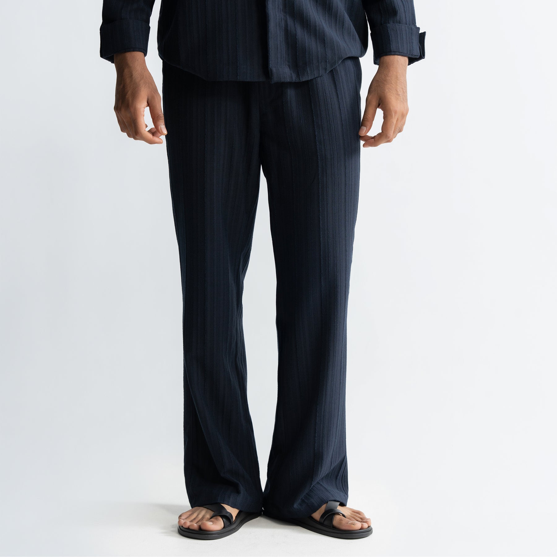 TWINE PANTS - NAVY