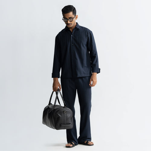 TWINE PANTS - NAVY