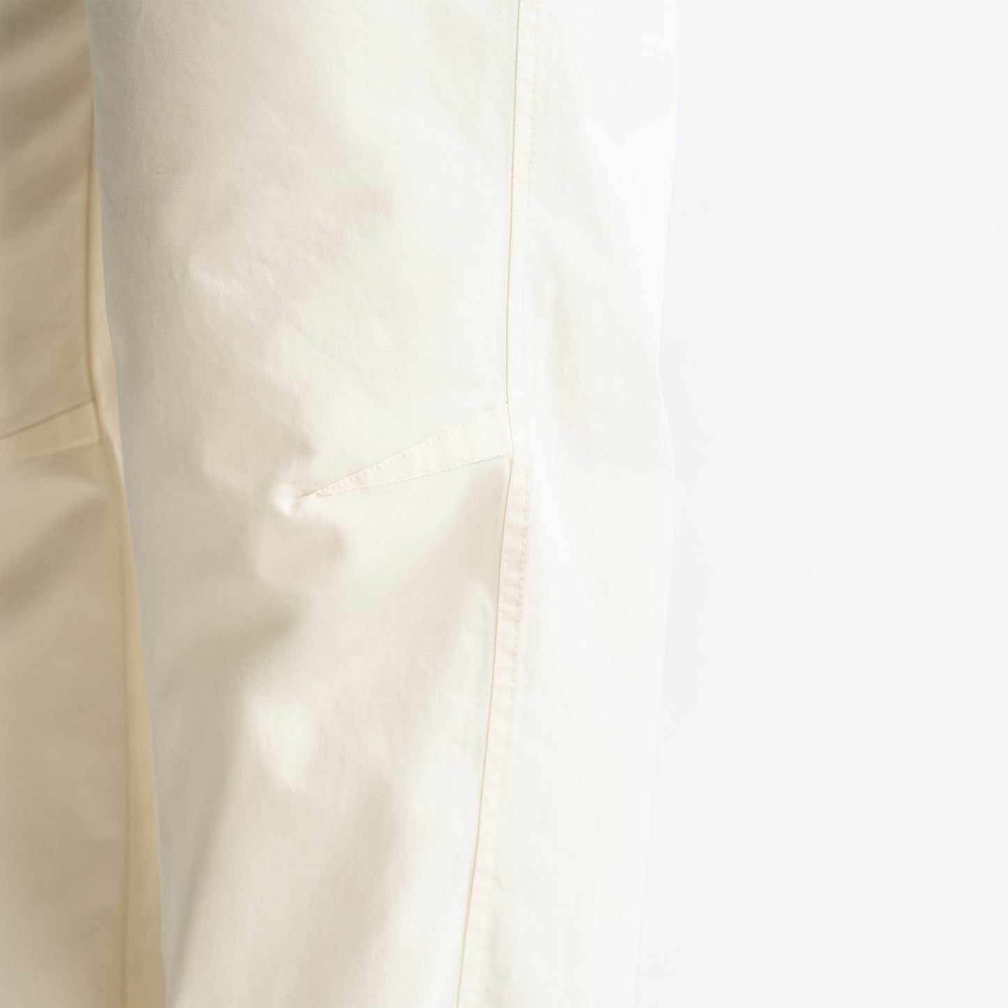 KNEE DART COTTON PANTS
