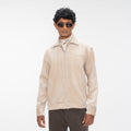 BRUSHED HERRINGBONE JACKET - CREAM
