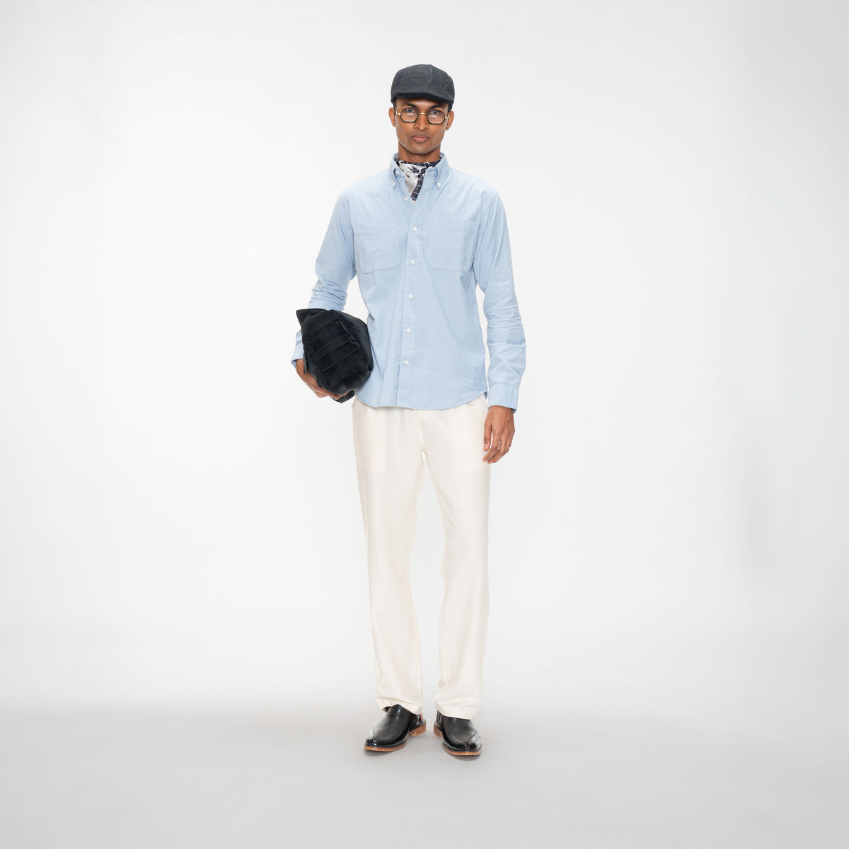 CORDUROY SHIRT - SKY BLUE