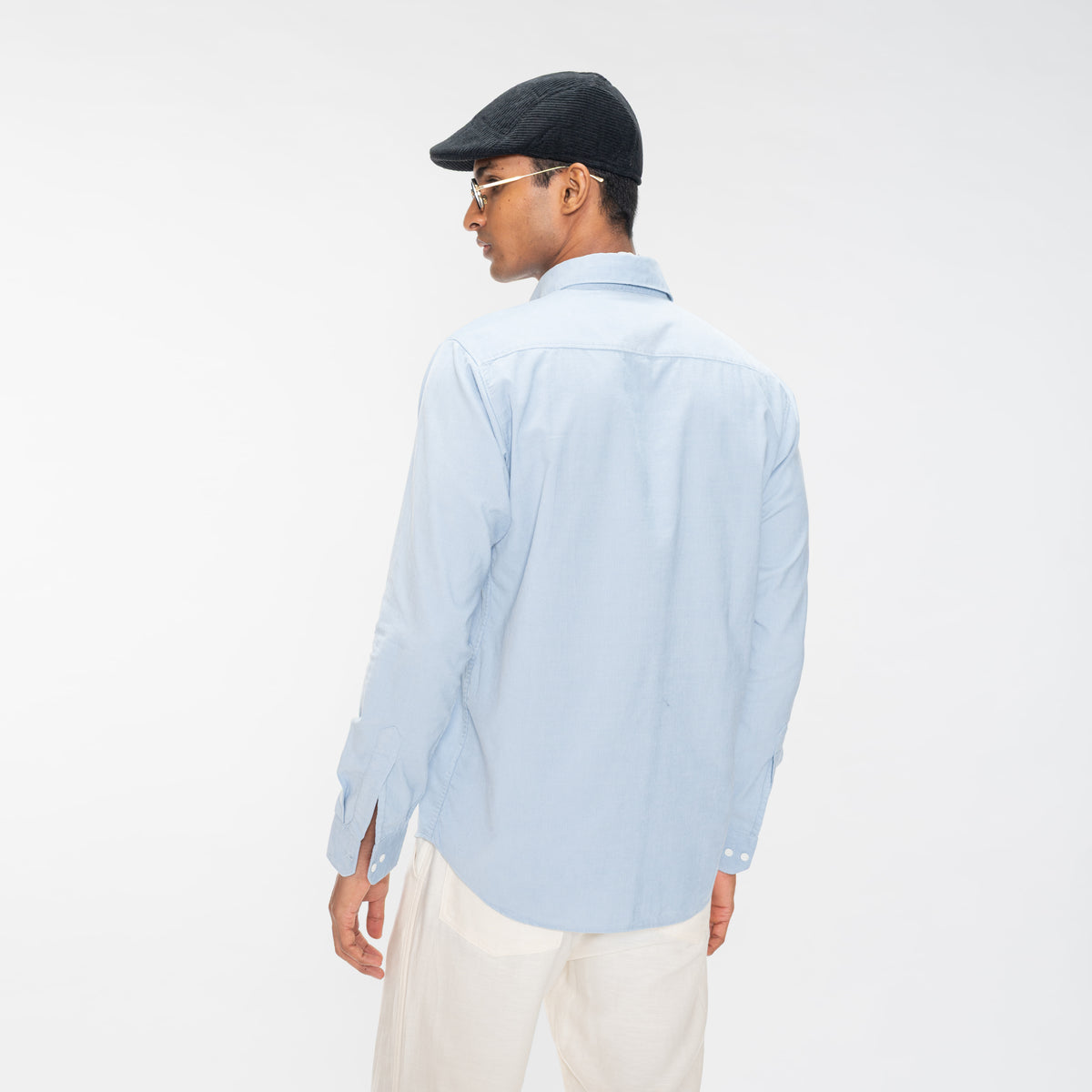 CORDUROY SHIRT - SKY BLUE