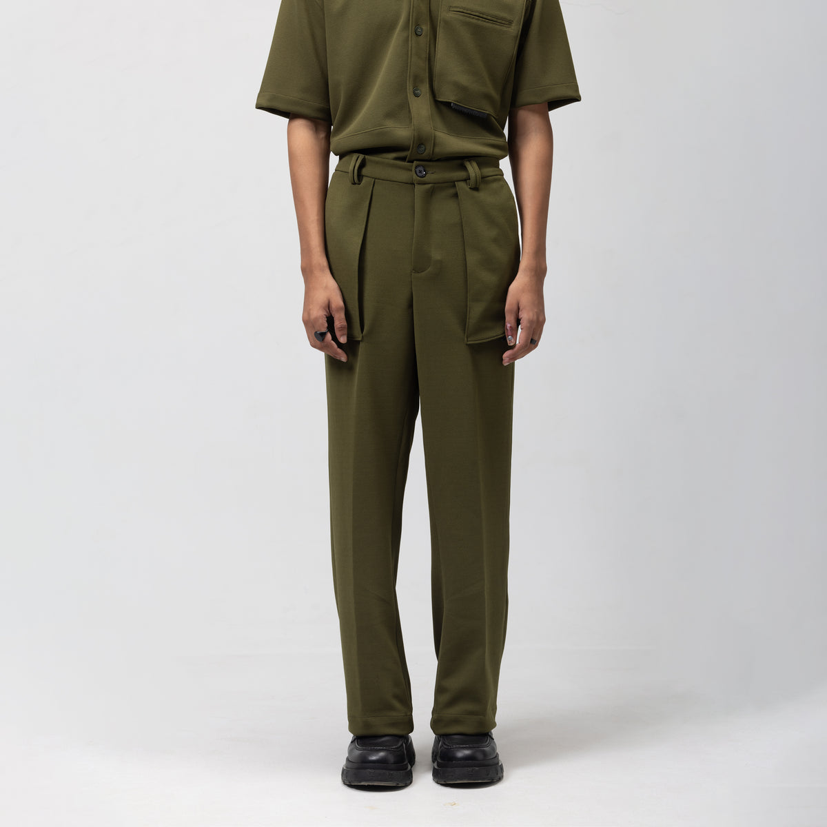 SLING POCKET PANTS - PICKLE GREEN