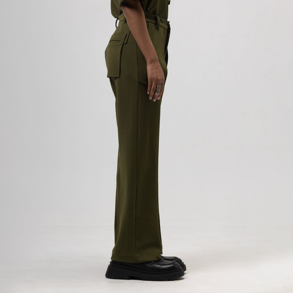 SLING POCKET PANTS - PICKLE GREEN