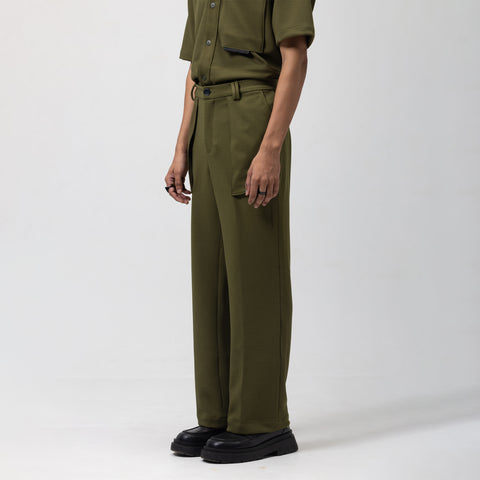 SLING POCKET PANTS - PICKLE GREEN