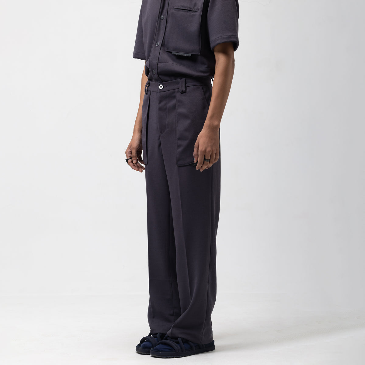 SLING POCKET PANTS - ASH GREY