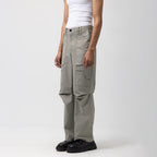 PATCH POCKET PARACHUTE PANTS - GUN SMOKE