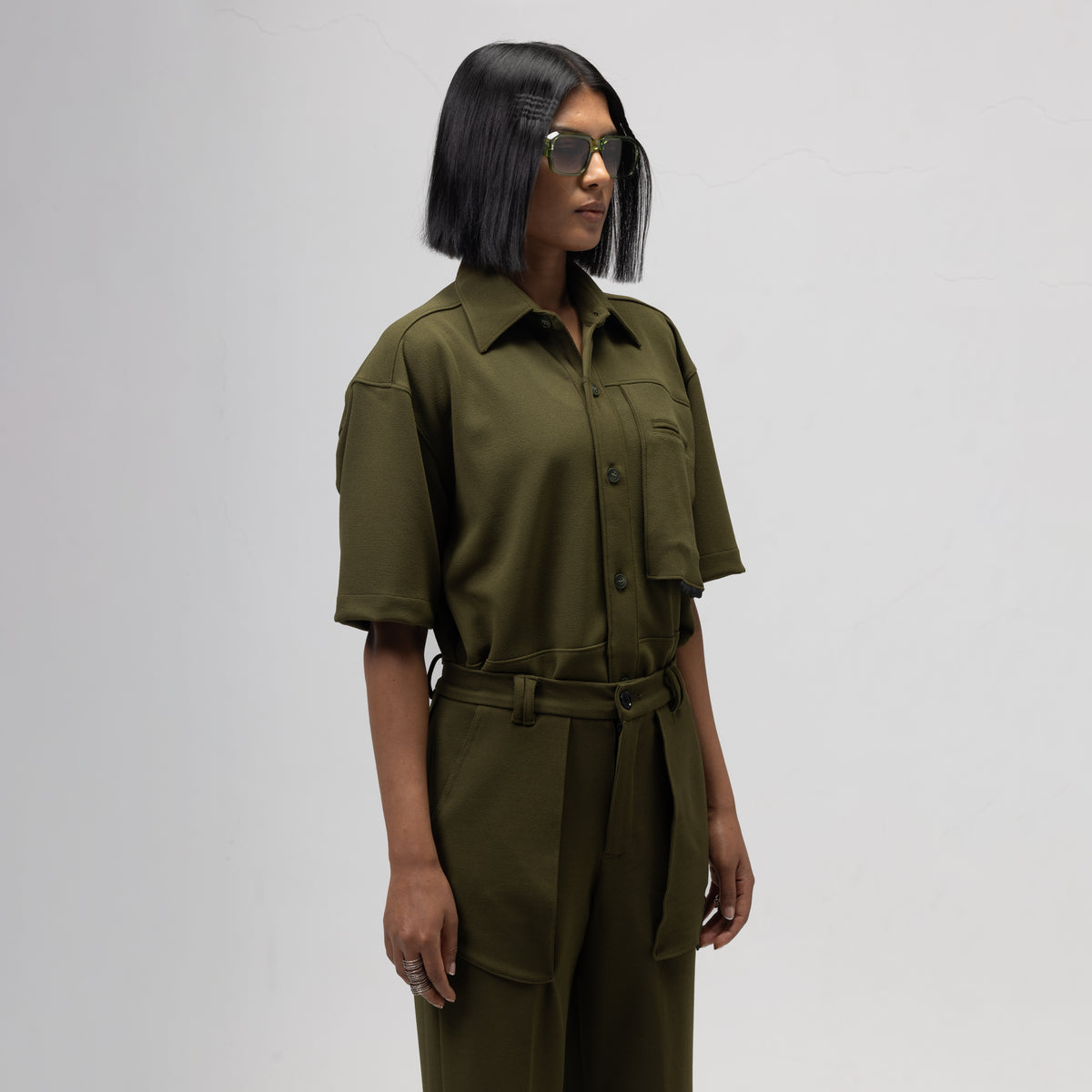 SLING POCKET SHIRT - PICKLE GREEN
