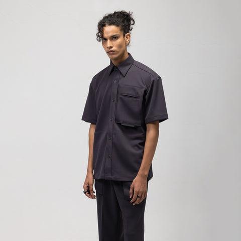 SLING POCKET SHIRT - ASH GREY