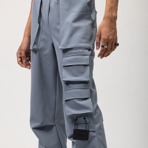 UTILITY DARTED TRACKS - CORAL BLUE