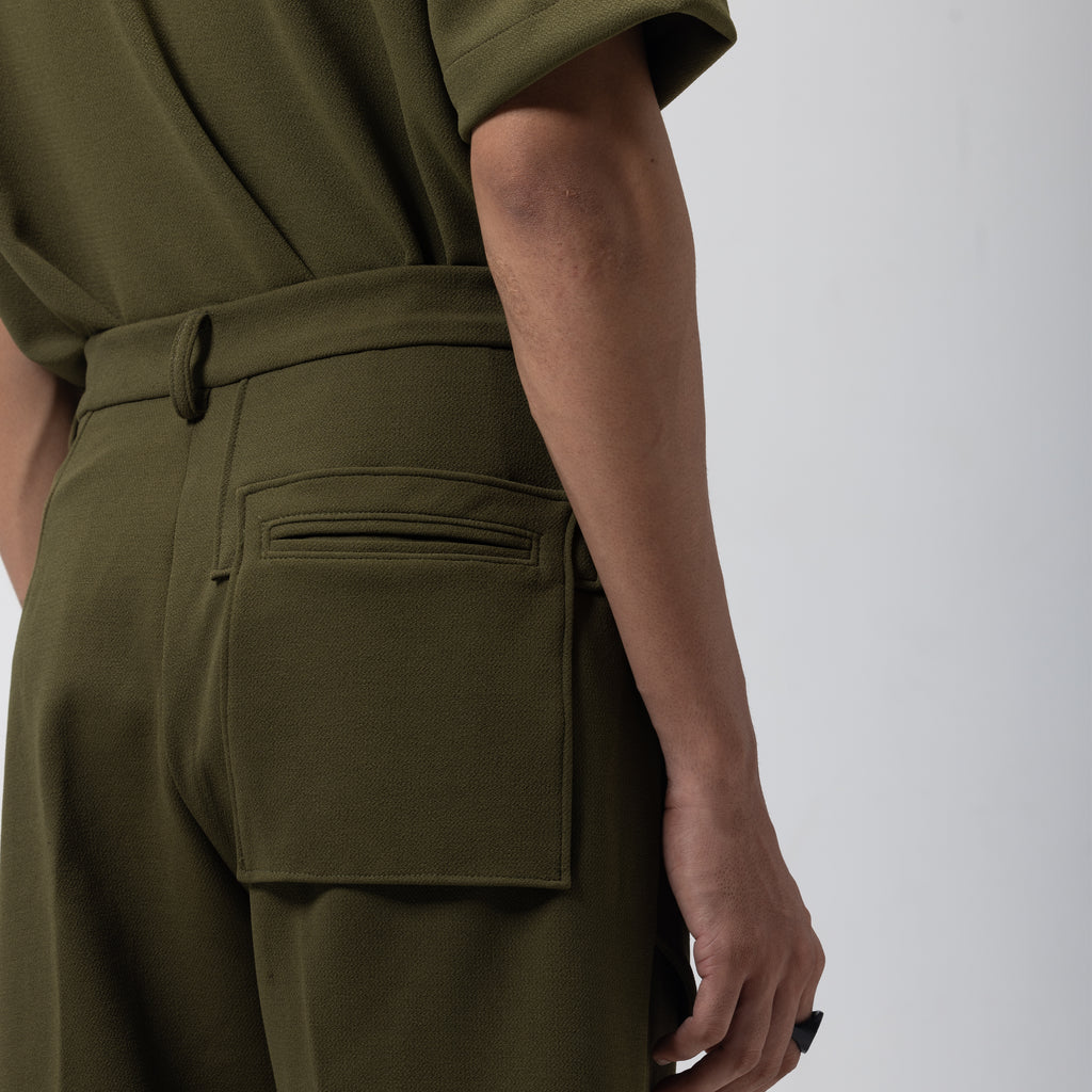 SLING POCKET PANTS - PICKLE GREEN