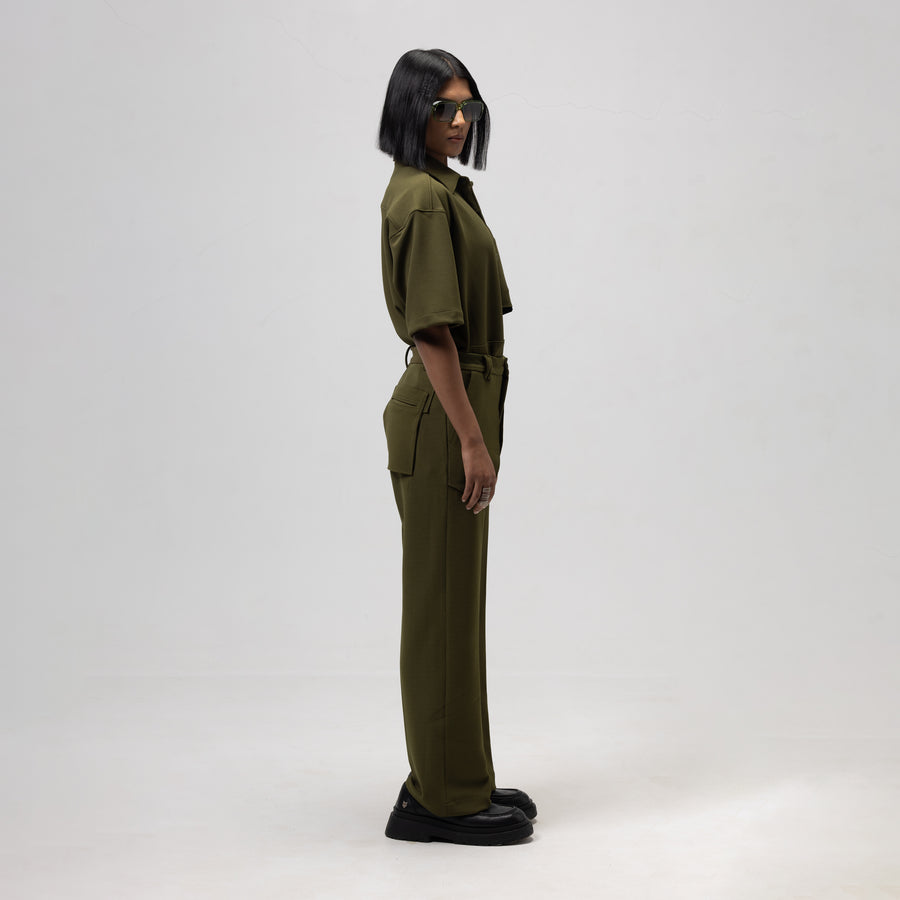 SLING POCKET PANTS - PICKLE GREEN