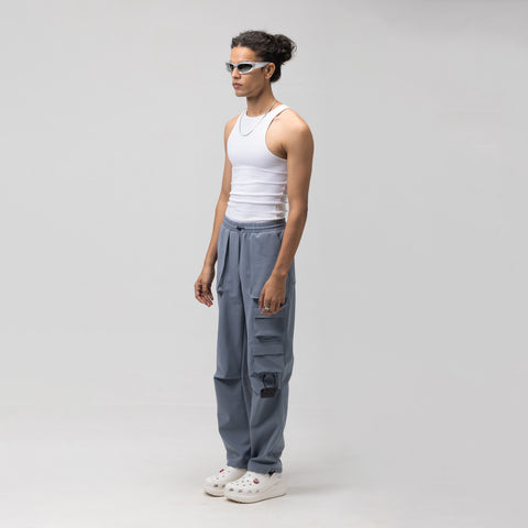 UTILITY DARTED TRACKS - CORAL BLUE