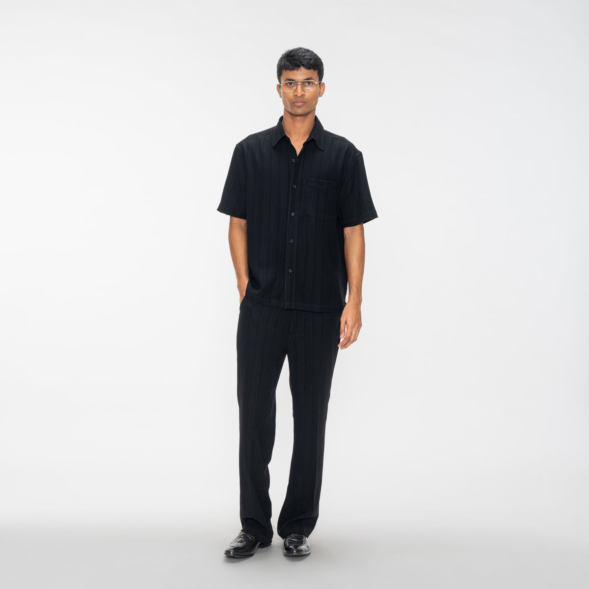 MOONLIT YAMAZAKI SHIRT - JET BLACK