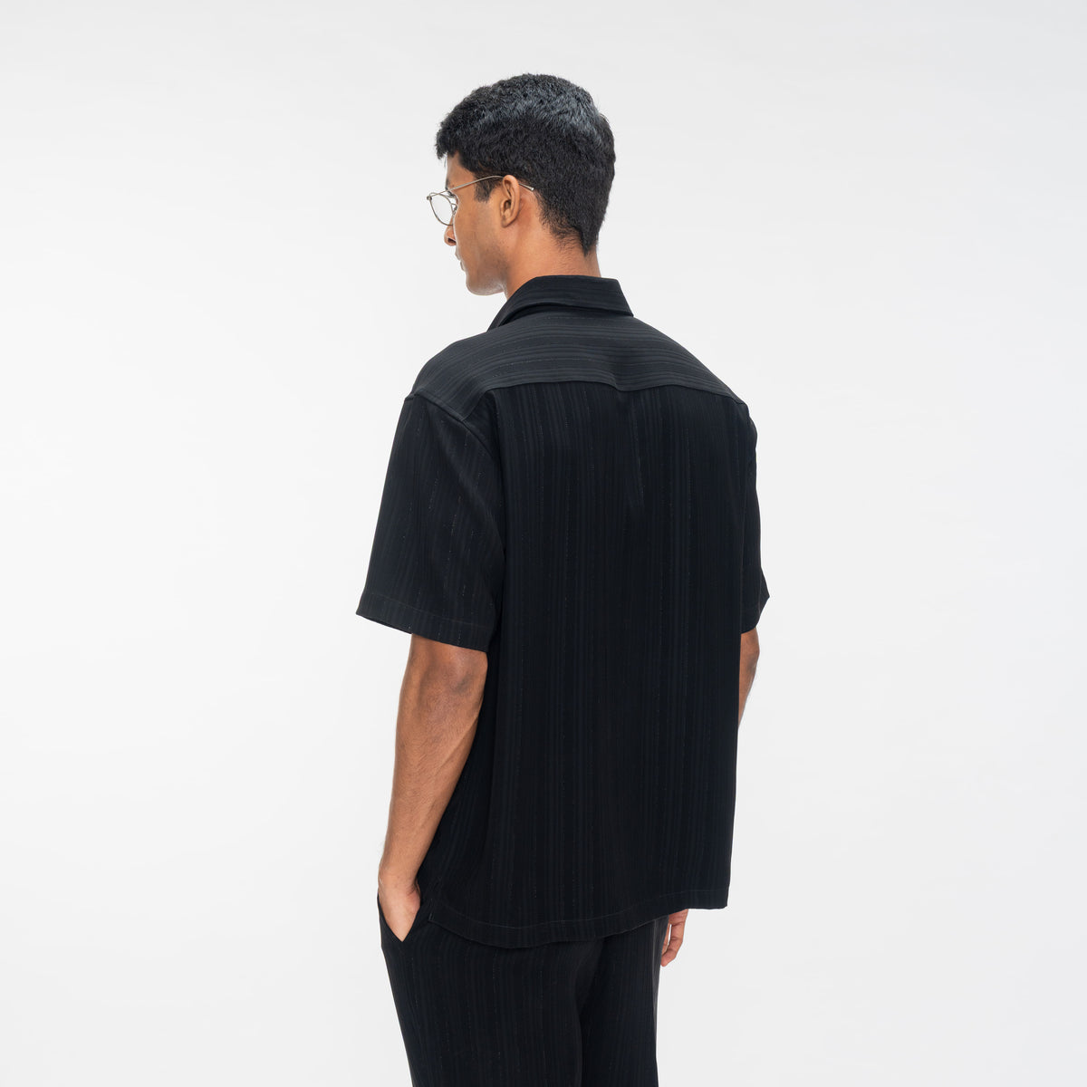 MOONLIT YAMAZAKI SHIRT - JET BLACK