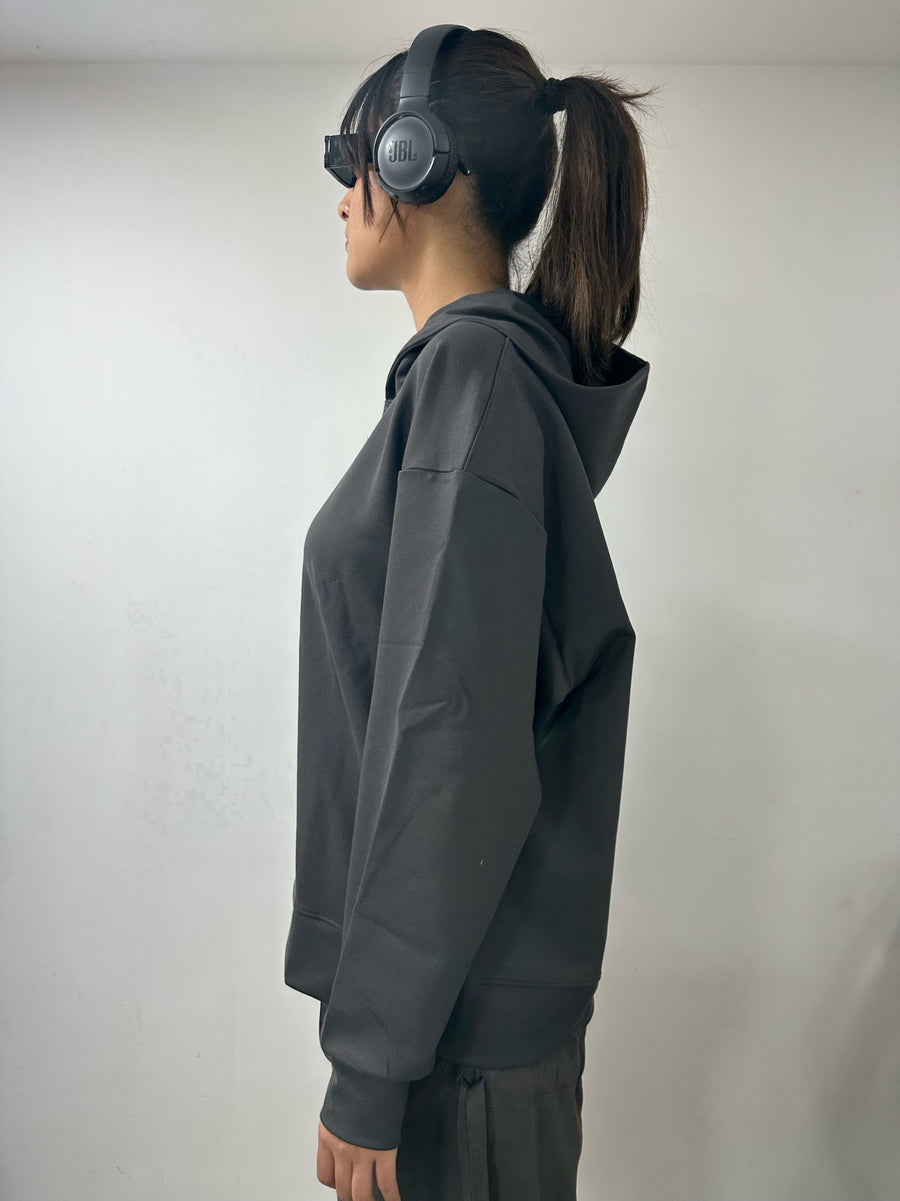 WT BOX - FIT HOODIE - LAVA GREY