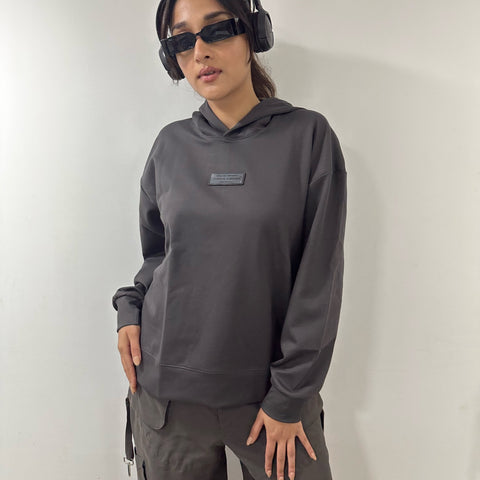 WT BOX - FIT HOODIE - LAVA GREY