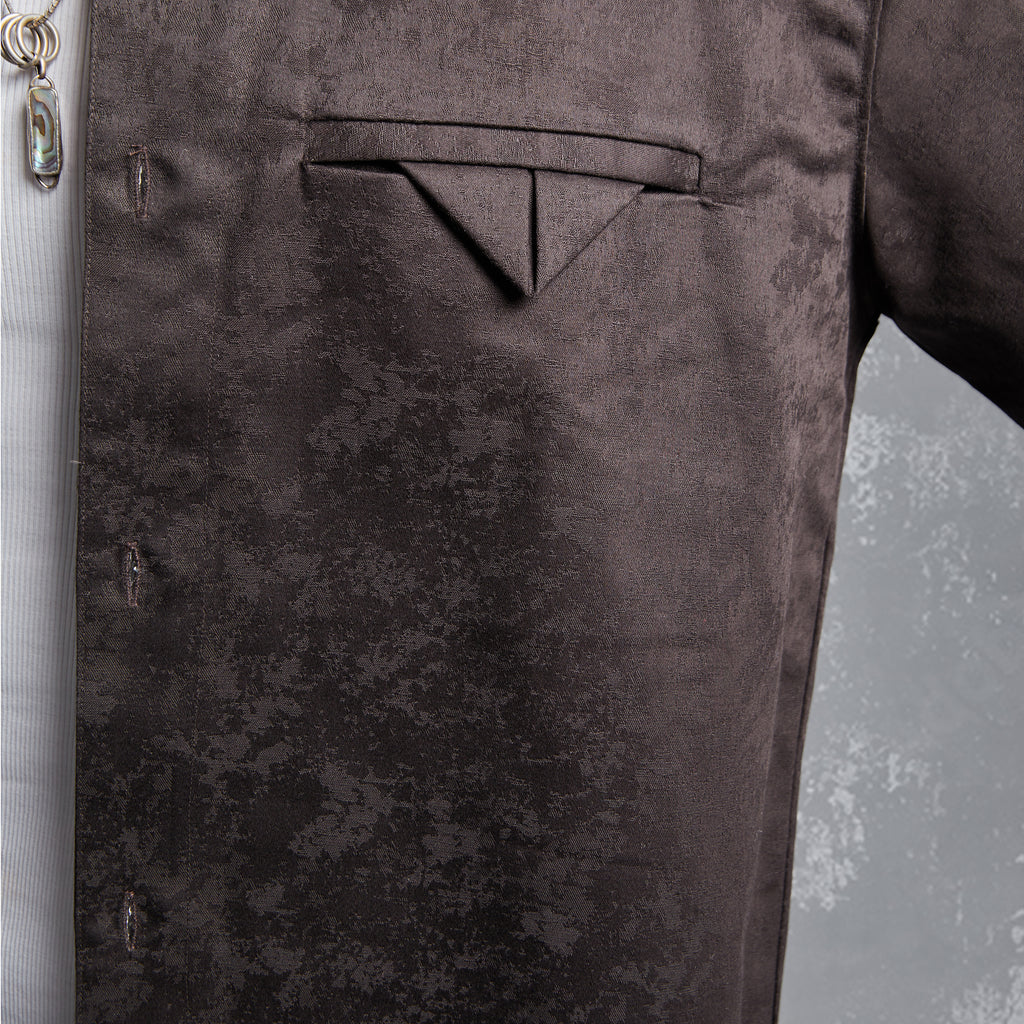 MENSWEAR, ABSTRACT FABRIC, FABRIC DETAILS,WELT POCKET, JACQUARD,Jacquard shirt, abstract tonal pattern, welt pocket, fixed pleated pocket square, one piece Cuban style collar, slit at the bottom of the side seam. UNISEX, RELAXED FIT, SIZE AVAILABLE S TO XXL, PLUS SIZE CLOTHING, SHIRT, JACQUARD, POLO SHIRTS,SHIRT DESIGN, SHIRT PATTERN, SHIRT SIZING, SHIRTS FOR MEN, SHIRTS FOR GIRLS, SHIRT DESIGN FOR MEN, SHIRT DESIGN FOR GIRLS, SHIRT FOR WOMEN, SHIRT SIZE CHART, JACQUARD SHIRT DESIGNS 2021, people also ask 